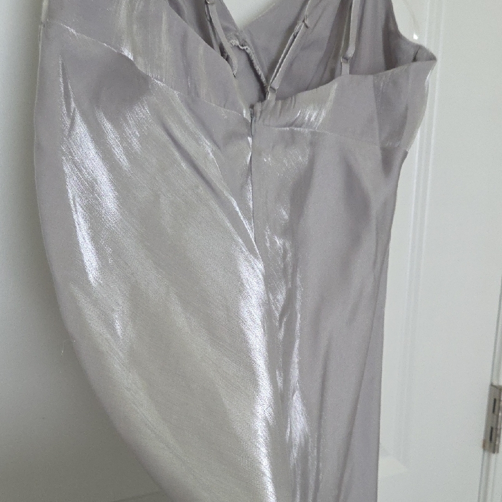 Wild Fable Silverish Gray Chemise Soft Fabric Sleek Design - Picture 6 of 13